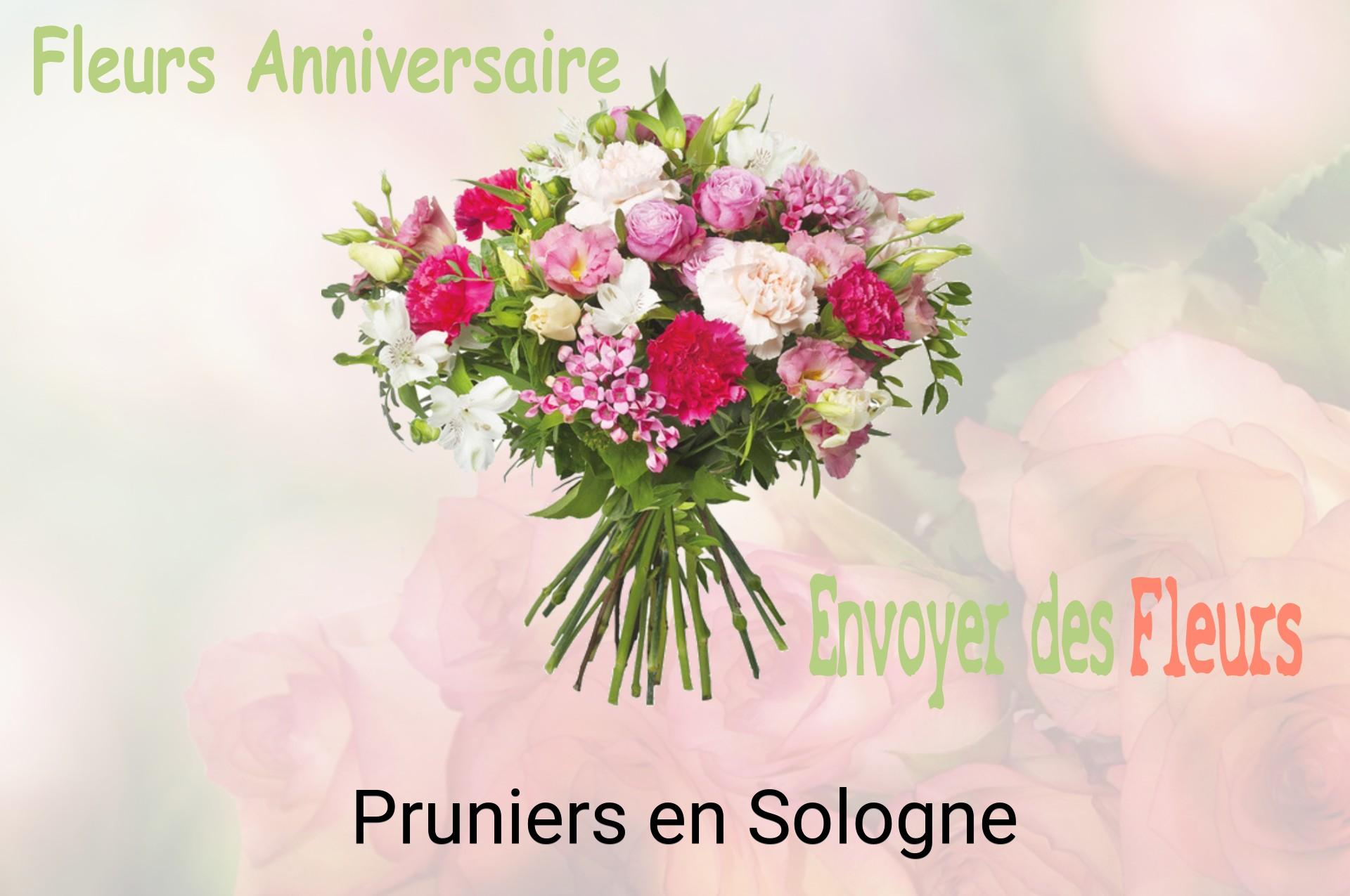 Bouquet de fleurs d’anniversaire livré à Pruniers-en-Sologne